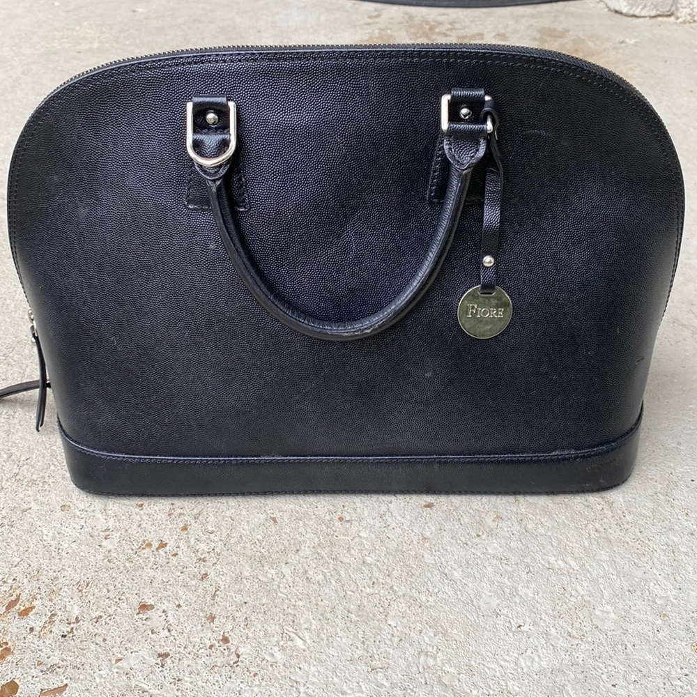 Beautiful Black ANNARITA  Fiore Bag
